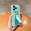 Magnetic Vertical And Horizontal Stand Protective Case for iPhone 17 Air 17 Pro Max Liquid SiliconeHard Wristband Phone Cover