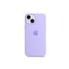 (Lilla) Custodia in silicone liquido per iPhone14, Magsafe, morbida al tatto