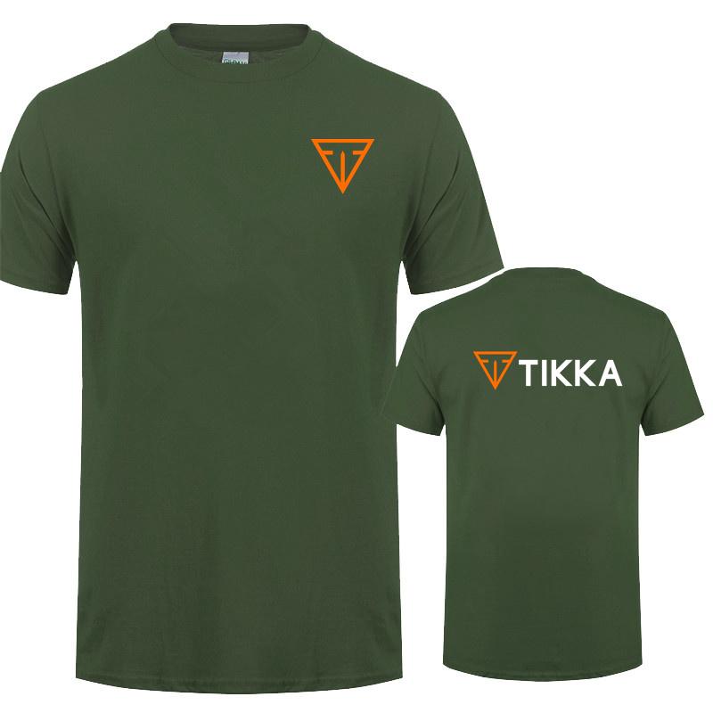 T-shirt da Caccia Tikka By Sako Estiva Unisex Unisex Cotone Streetwear Top Manica Corta T-shirt Unisex Lh636
