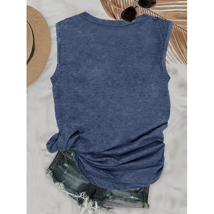 Elegant Vest for Women Multi-pattern cat and floral print casual loose summer tank top Fashionable and soothing cute pet-themed tops for commuting,