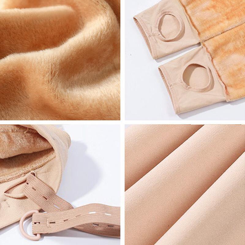 Langsha Maternity Fleece-Lined Leggings with Adjustable Belly Support