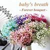 10PCS Baby's Breath Starry Sky Bouquet Artificial Flowers Plastic Christmas Day Home Room Decoration Party Wedding Decoration Decoration