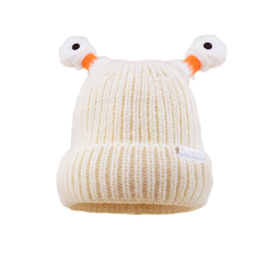 Winter Light-up Antenna Baby Knitted Hat, Cute Cartoon Knitted Cap, Windproof Baby Hat For Children And Infants