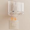 Drillless Installation Bathroom Organizers For Electric Toothbrushes And Accessories Durable Plastic Storage Rack Space Saving Design