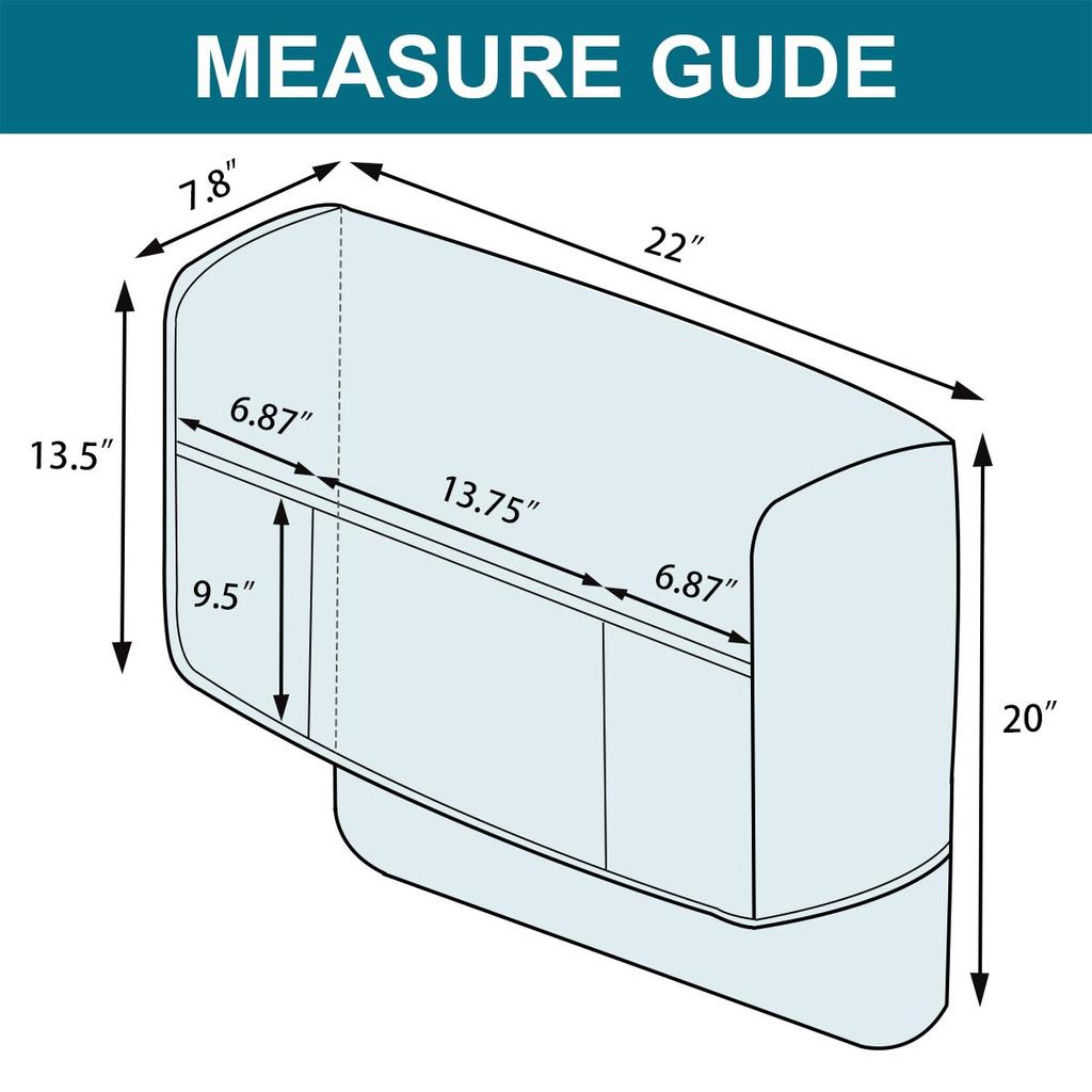 Waterproof Storage Armrest Simple Light Luxury Waterproof Anti-scratch Non-slip Sofa Armrest Cushion