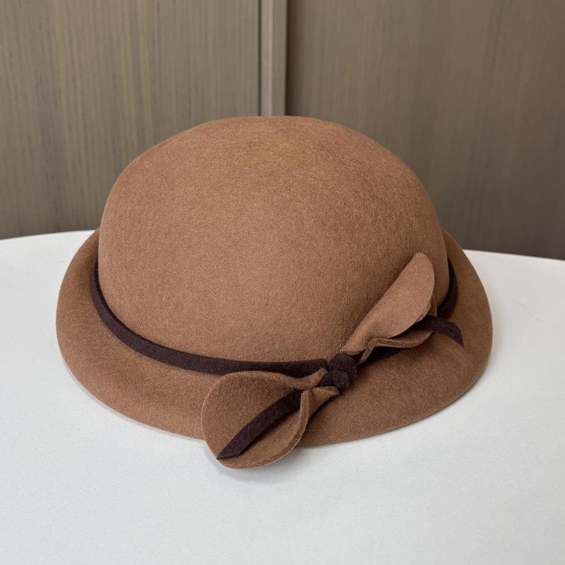 Autumn Winter Vintage Casual Wool Short Brim Beret Hat