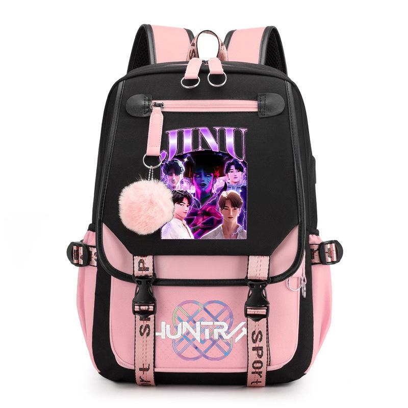 Witch Hunter Animation Cartoon Printed School Bag Large Capacity Junior High School Student Backpack