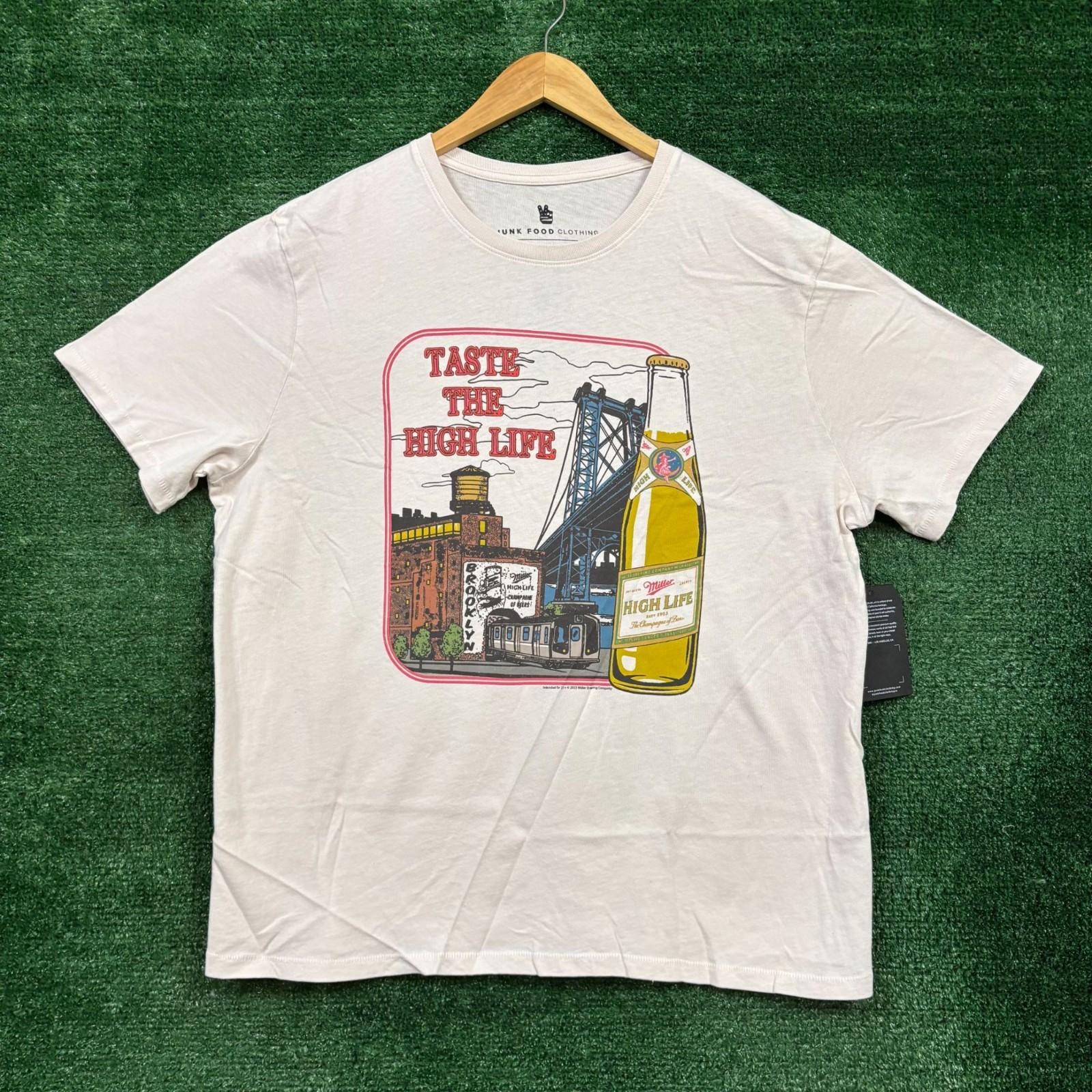 Taste the High Life Brooklyn Bridge T- size extra large Unisex T-Shirt XXXXL