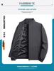 Men's Plus Size Stand Collar Workwear Jacket - Casual Spring/Autumn Outdoor Top