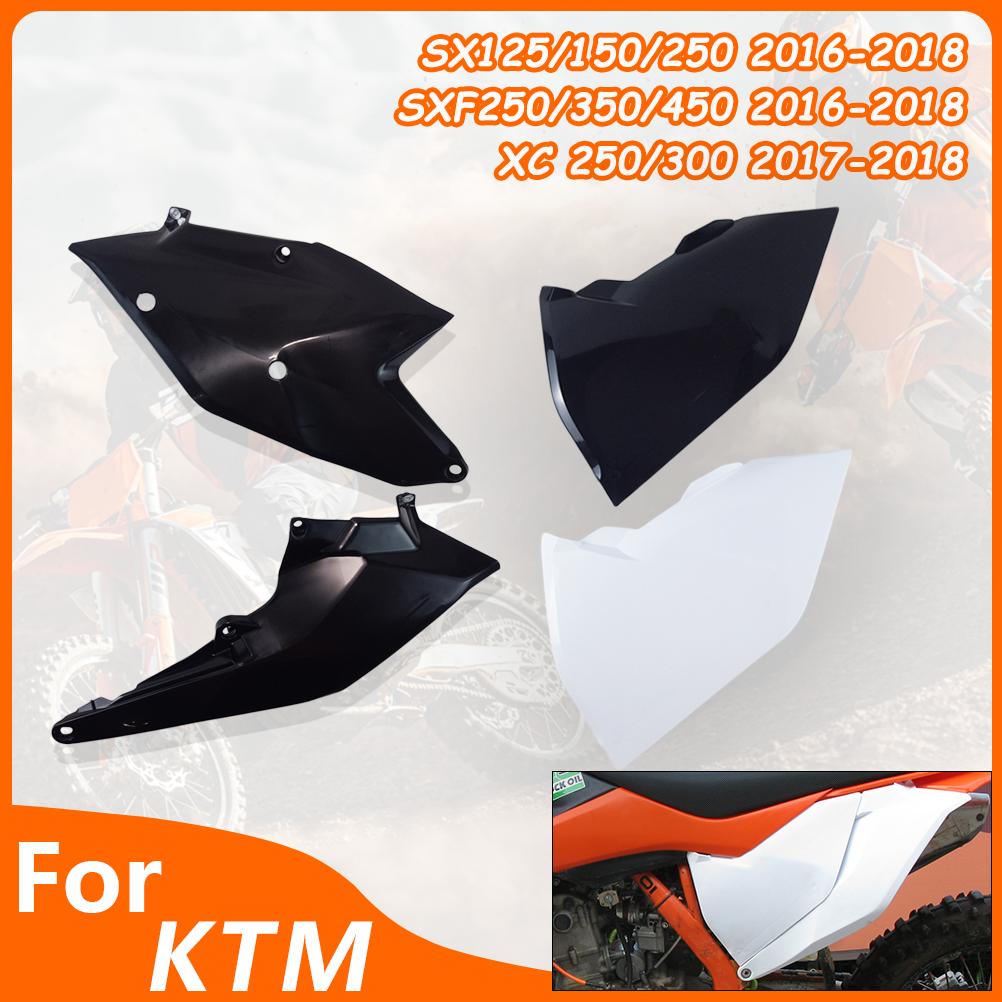 For KTM 16-18 Air Filter Guard Rear Panel Kit Side Guard Motorcycle Plastic Cover SX SXF XC AVANTIS Rear Fairing Protection