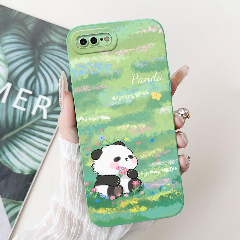 For Apple iPhone 7 Plus Case iPhone8 Plus Luxury Candy Painted Cover Shockproof Phone Case For iPhone 8 iPhone7 Plus Soft Fundas