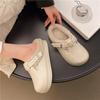 Women's Plush Slippers - Warm and Warm Countertop Cotton Winter Home Slippers Thick Bottom Casual Indoor Shoes