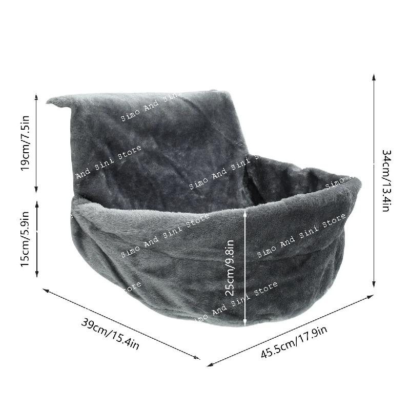 hanging bed radiator bed removable hammock pet beds with metal frame luxury warm fleece basket for cats accessories