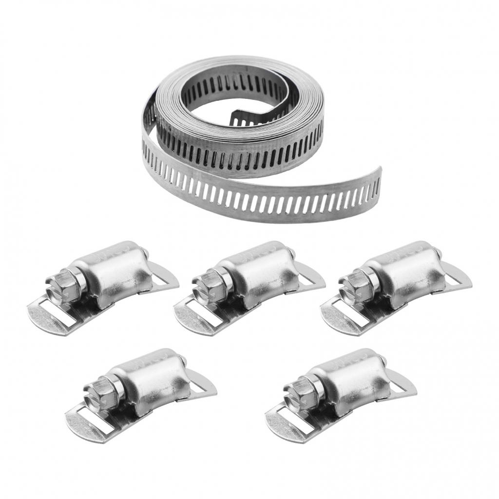 Adjustable Metal Strap Hose Clamps with Comprehensive Installation Guide