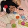 Summer Dopamine Large Button Wave Dot Headband Fashionable Ins Style Elastic Headband Sports Fitness Sweat-Absorbent Hairband