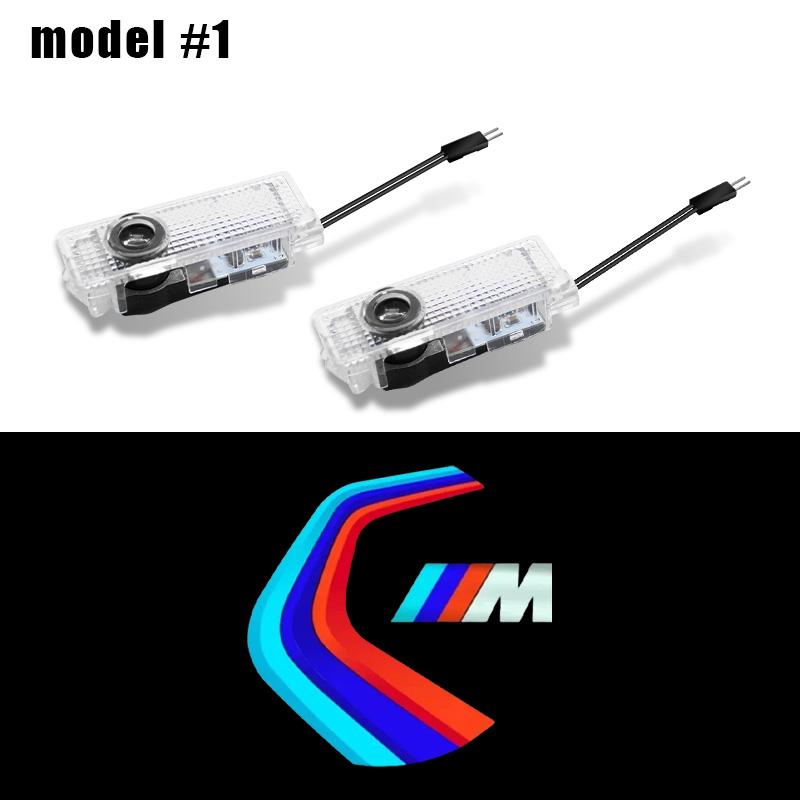 

2Pcs/set LED Car Door logo Projector Lamps Welcome Light For BMW M E90 E60 F18 E46 F30 F20 M2 M5 M3 E87 M4 X3 X5 X1 Accessories