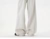 2025 Unisex Distressed Washed Wide-Leg White Gray Jeans - Casual Loose Fit