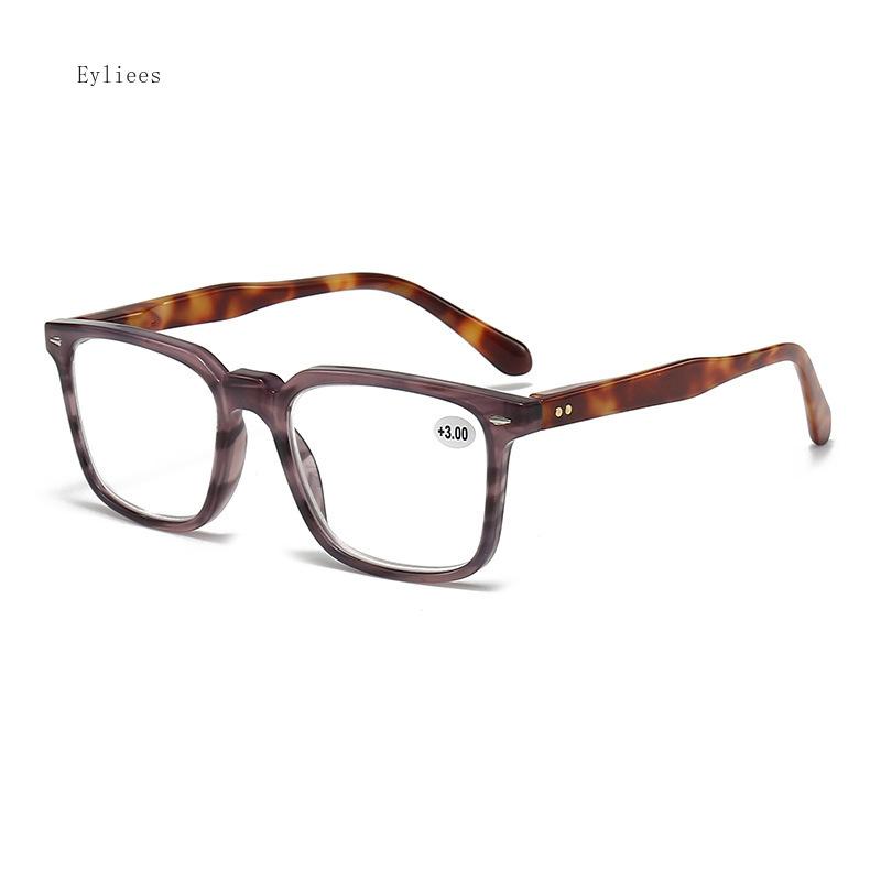 Lunettes de lecture rondes unisexes pour femmes et hommes, lunettes de presbytie rétro à rivets avec dioptrie +1.0 +2.0 +4.0 Gafas Hombre