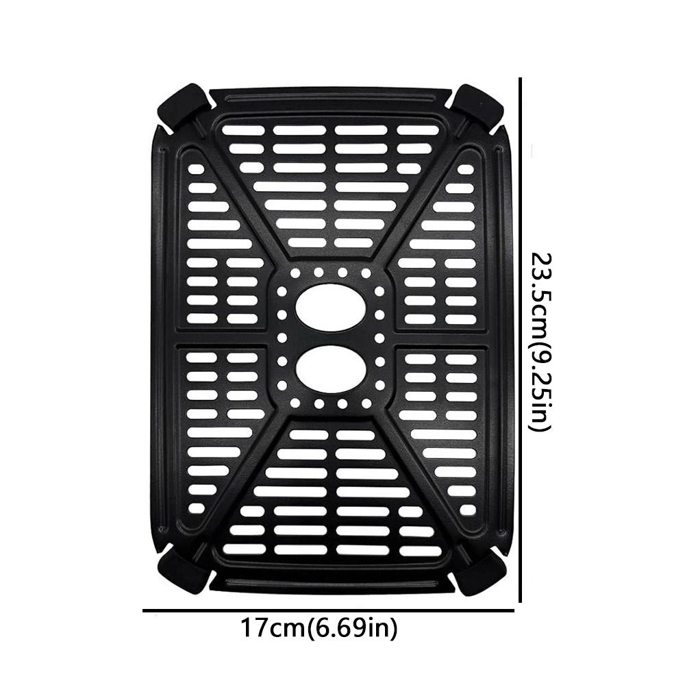 Rivestimento Antiaderente per Friggitrice ad Aria Quadrato Griglia per Friggitrice ad Aria Piatto Griglia per Friggitrice ad Aria Materiale per Uso Alimentare Utensili da Cucina