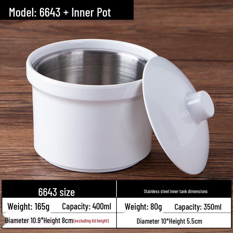 JML Melamine Soup Bowl & Stew Pot Set with Lid