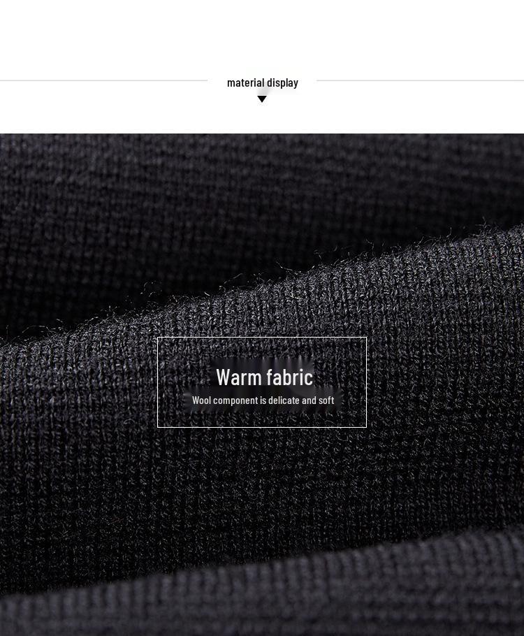 Men's Autumn Round Neck Solid Color Casual Sweater