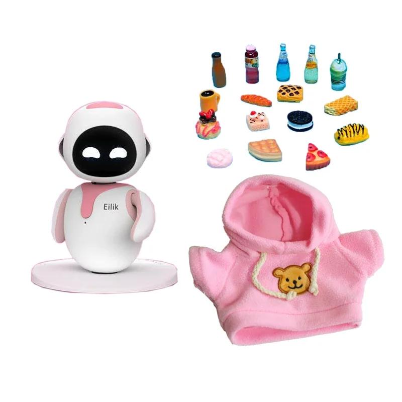 Kompatibilní s Eilik Robot 1PC Clothes a 20PCS Mini Toys Santa Hat (Zahrnuje pouze oblečení a hračky, nezahrnuje robota)