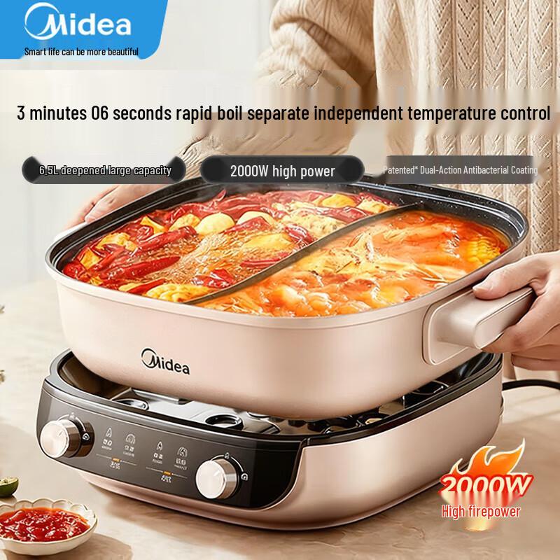 Midea 6.5L Multi-function Electric Hot Pot