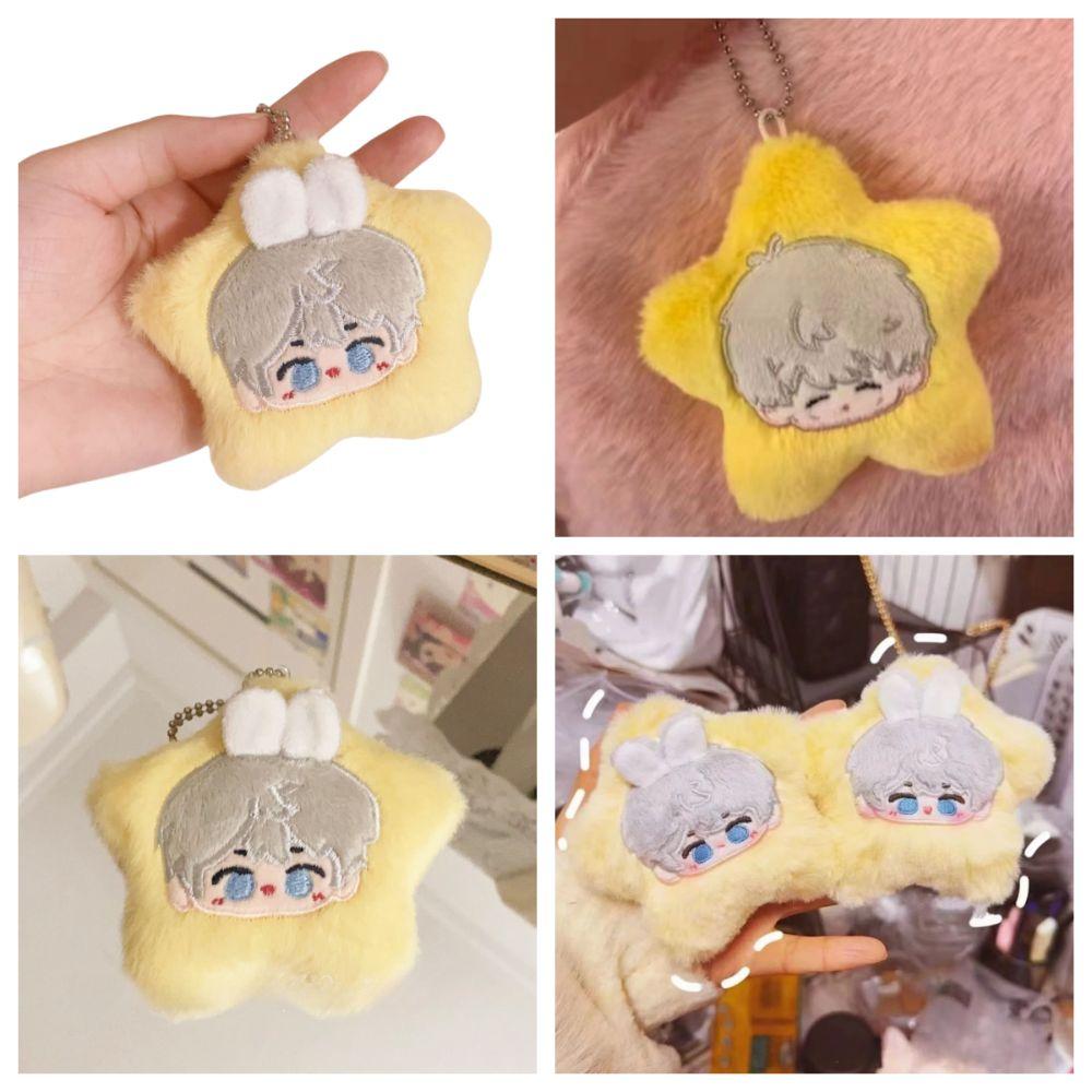 

3 шт. мультяшная сумка-подвеска Shen Xinghui мягкая аниме-кукла новая плюшевая кукла-брелок B