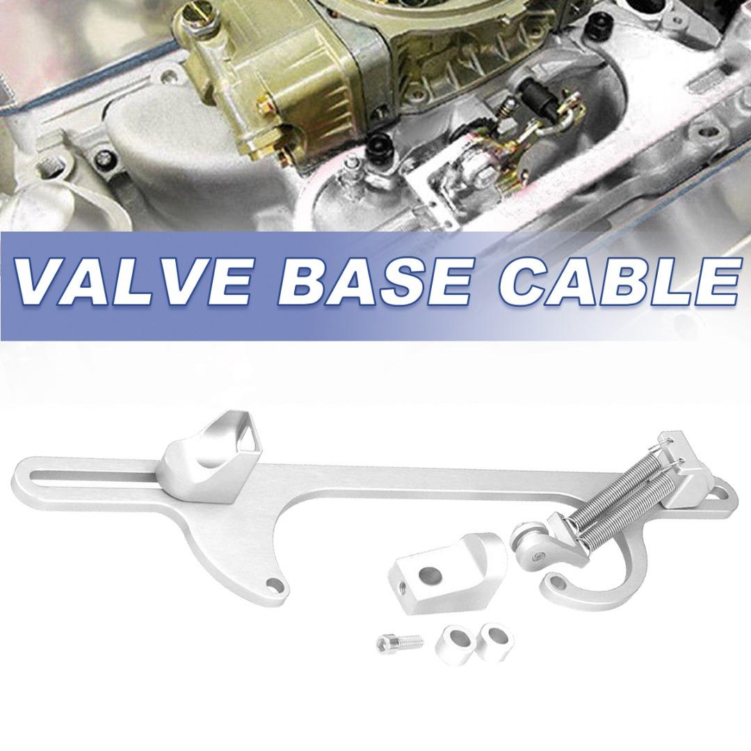 

PDTO 4150 4160 Series Chrome Aluminum Billet Throttle Cable Carburetor Bracket 350