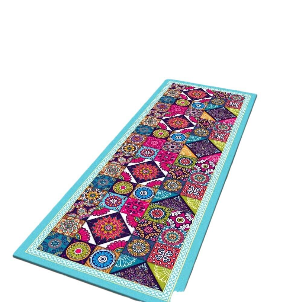 Tapis de sol de cuisine, tapis de porte d'entrée, tapis de porte d'entrée, tapis long de dessin animé, tapis d'entrée, tapis absorbant pour la maison