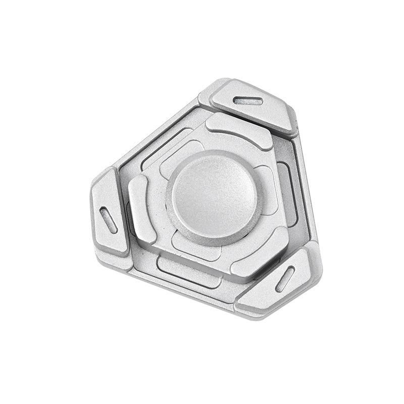 Zinc Alloy Fidget Spinner Magnetic Push Card Metal EDC Stress Relief Toy Spinning Top Tips Gyroscope Relieve Anti-Stress