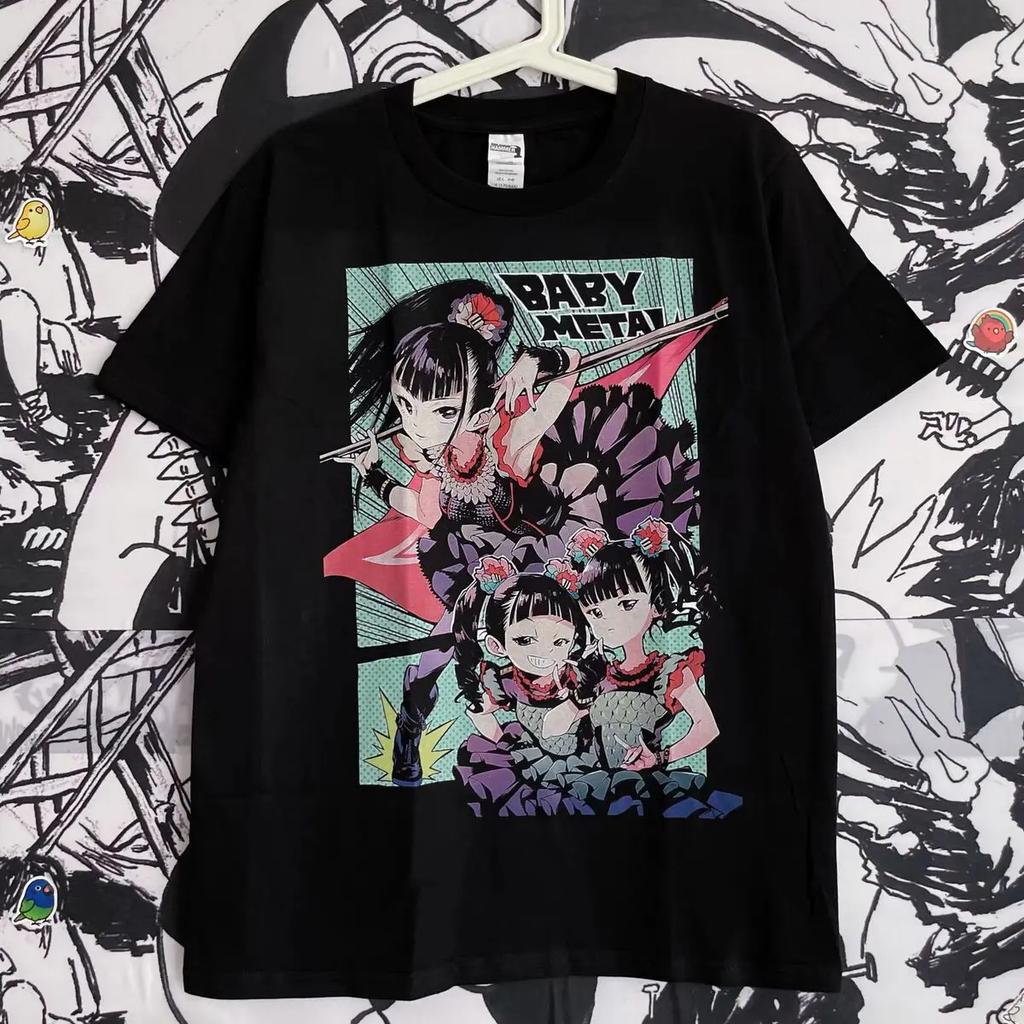 Babymetal Japan Band T Shirt Men Women's Hip-hop Rock Band Casual Short Sleeve Y2k Tees Tops Aesthetic Free Shipping 70906
