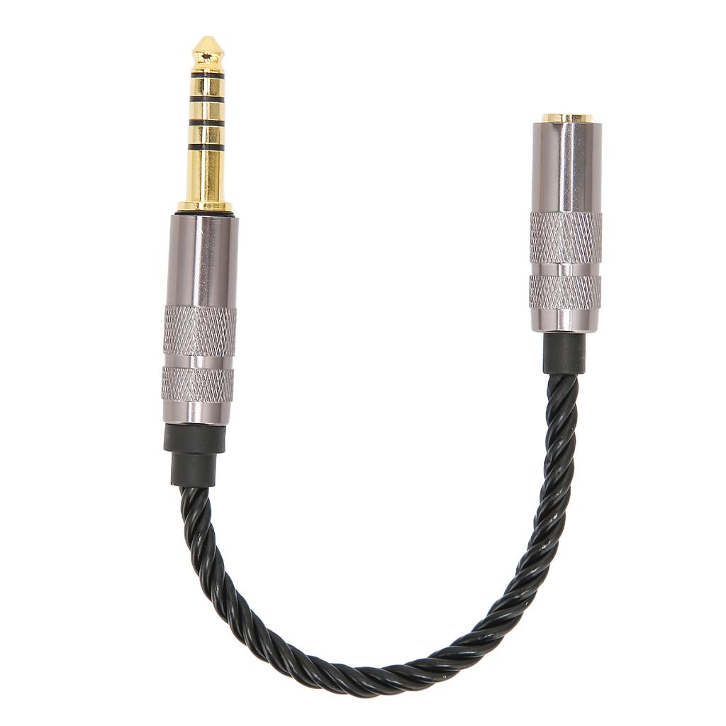 Balanced Cable Adapter 4.4mm Male to 2.5mm Female Gold Plated Oxygen Free Copper Wire Core Adapter Cable