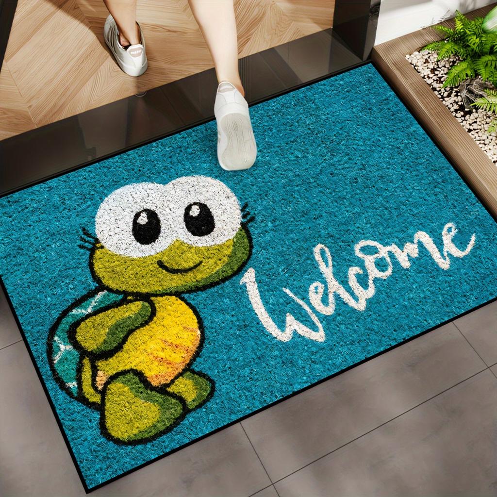 Cute Little Turtle Carpet Cartoon Doormat Welcome Mat Kitchen Rug Living Room Carpet Rug For Bedroom Home Decoration
