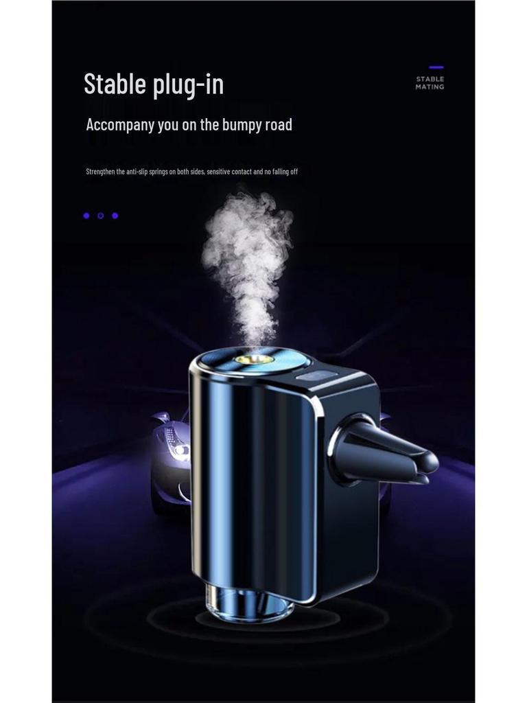 Intelligent Car Aromatherapy Diffuser with Automatic On/Off & Air Vent Fragrance