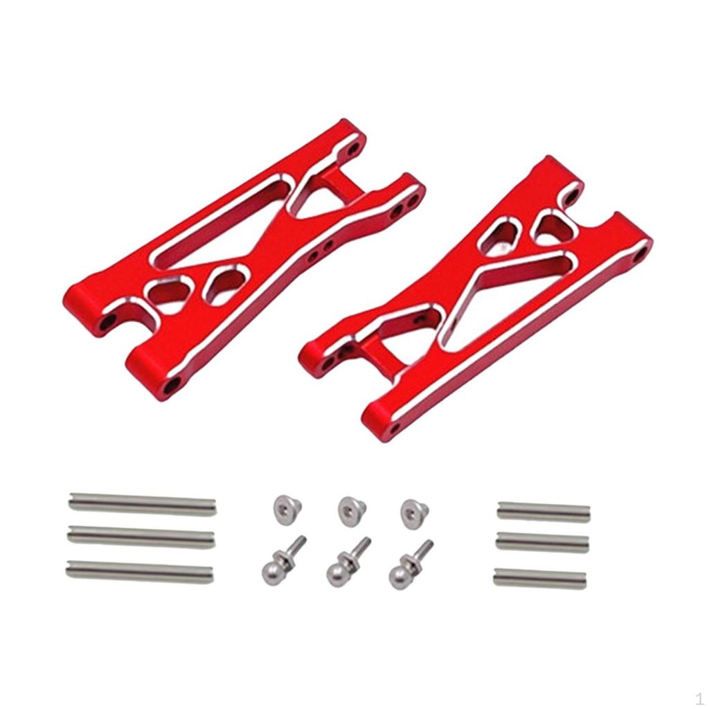 2 Improved Rear Lower Swing Arms Made of Aluminum Alloy for RC Car 244016 1:24 Scale