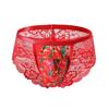 Men's sexy lace panties perspective boxers sexy hollow boxers bed seduction flirting underwear