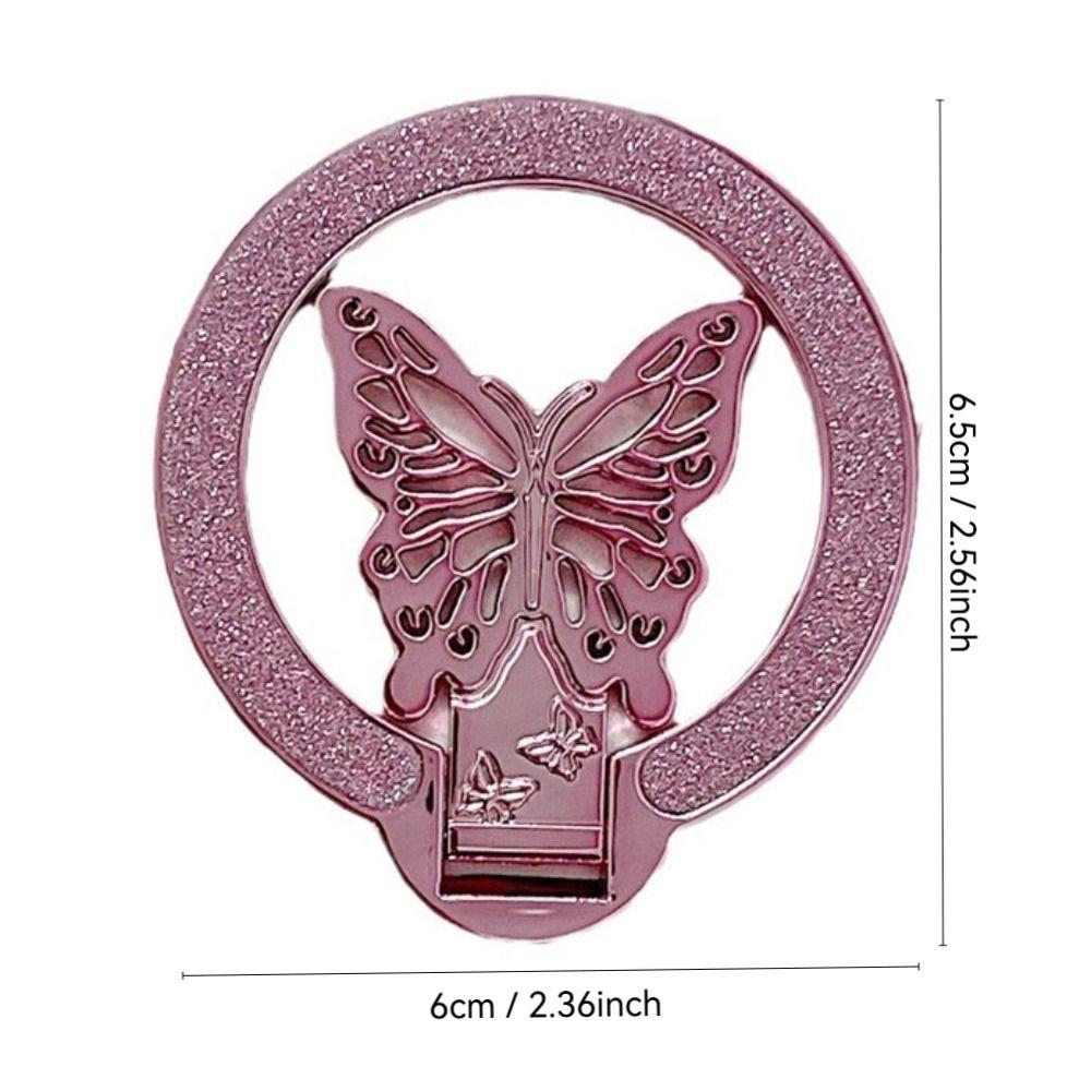 Butterfly Mini Phone Holder Back Adhesive Support Kickstand Back Sticker Bracket  Universal