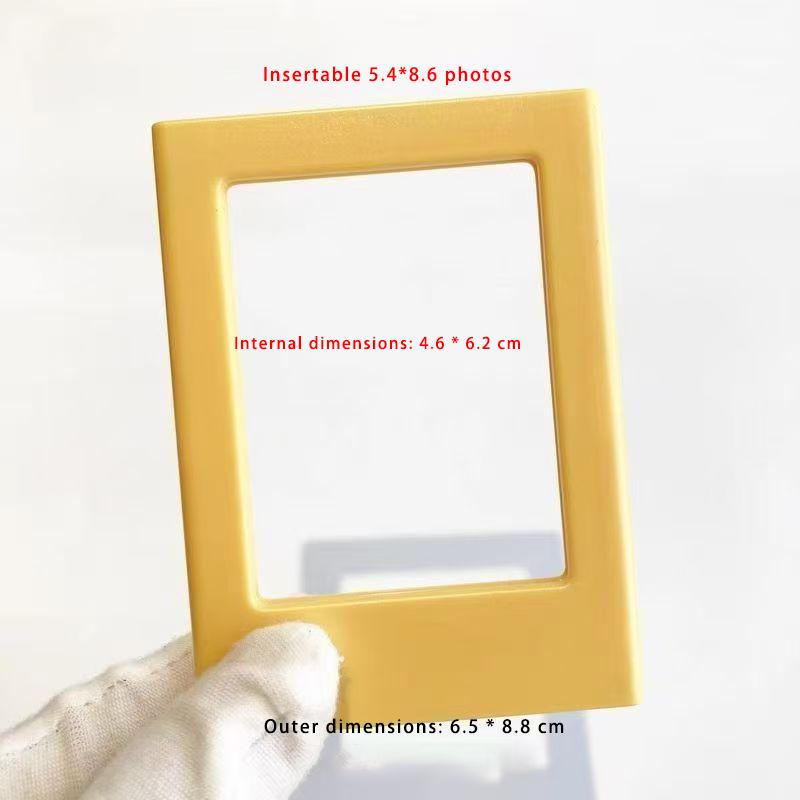 3 Inch Magnetic Photo Frames Colorful Mini Picture Frames Magnet Refrigerator Fridge Sticker for Home Decor DIY Wall Decor