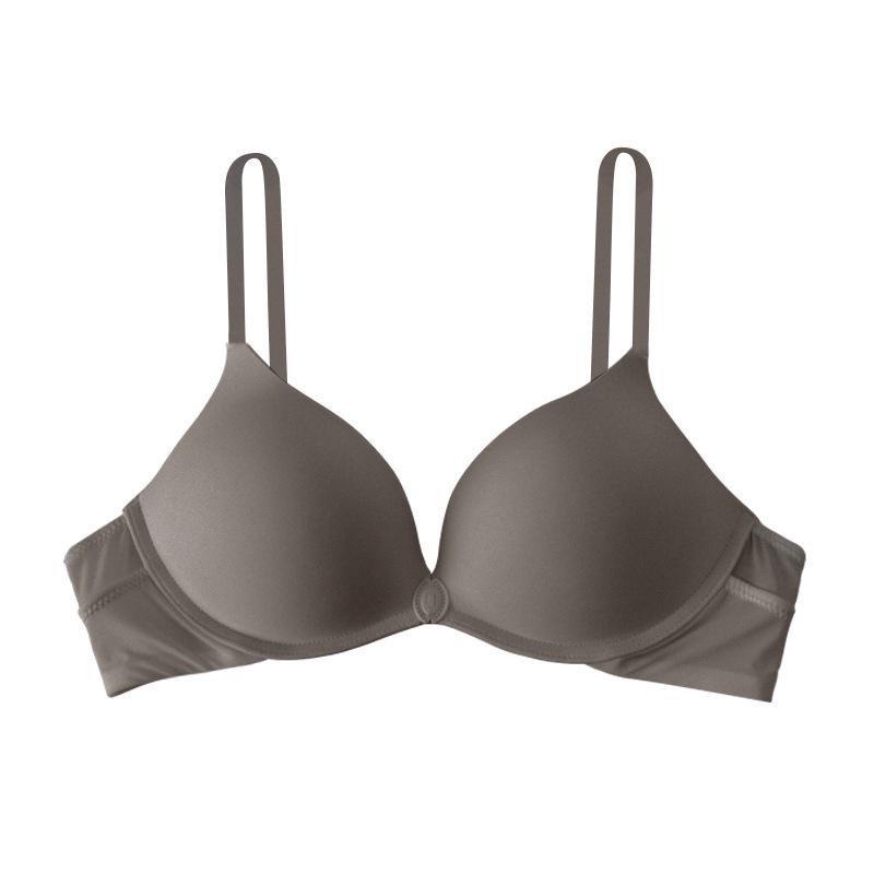 

Женский бесшовный спортивный бюстгальтер Zhangyou с застежкой спереди для маленькой груди - Предотвращающий обвисание, с собирающим дизайном, Минимизированный вид для большой груди XL (recommended 85A/85B/80C)