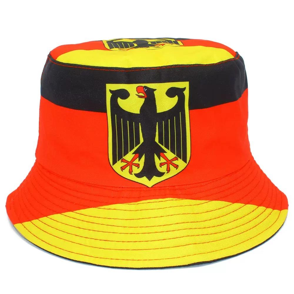 Flagge Druck Jubelhut Eimerhut Herren Damen Fußballspiel Fan Unterstützung Fischerhut Sommer Sonnenschutz Panama Nationalmannschaft Sonnenhut