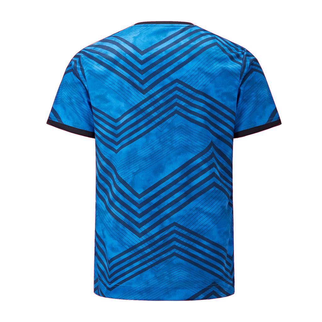 Under Armour Color Block Striped Casual Running Short Sleeve Jersey Loose Mid Waist Drawstring Shorts Sports Set 23500503-400+24500204-001
