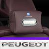 Car Seat Back Tissue Box Auto Leather Tissue Holder Valve Cap For VW Golf Amarok T5 Phaeton Teramont ID3 Tiguan T-Cross Passat M Ze2