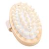 Wood   Brush   Cushion Non Slip Hand Held  R Body Brush for Home SPA Use