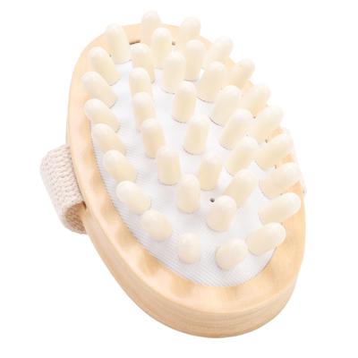 Madeira   Escova   Almofada Antiderrapante Manual  r Escova Corporal para Uso em SPA em Casa