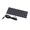 Solar Panel Polysilicon High Light Transmission Portable Solar Cell with DC Interface for 3.7V Battery 5W 12V