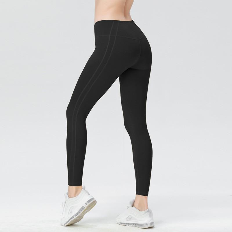 Women High Waist Dance Leggings No Front Seam Tummy Control Butt Lifting Stretchy Gym Yoga Pants