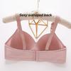 Damen Übergröße Dünner Stil Ohne Stahlring Bequem und Atmungsaktiv Gesammeltes Seitliches Sammeln Schöner Rücken BH