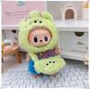 First, Second, and Third Generation Labubu Doll Clothes: 17cm Plush Onesie for 10cm Labubu Dolls, Cute Cartoon Design