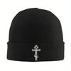New Orthodox Cross Classic Knitted Hat For Women Unisex Beanies Autumn Winter Hats Christian Jesus Religion Religious Casual M